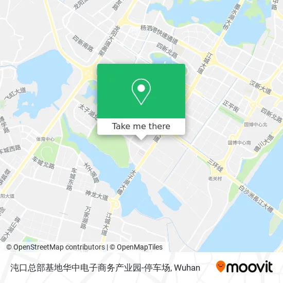 沌口总部基地华中电子商务产业园-停车场 map