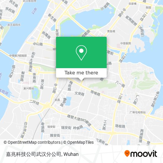 嘉兆科技公司武汉分公司 map