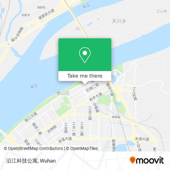 沿江科技公寓 map