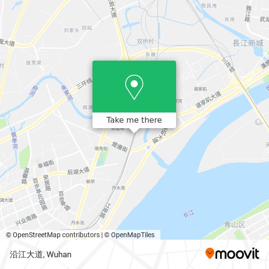 沿江大道 map