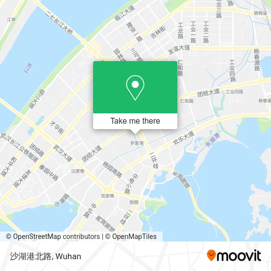 沙湖港北路 map