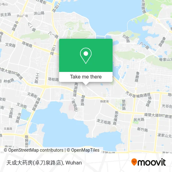 天成大药房(卓刀泉路店) map