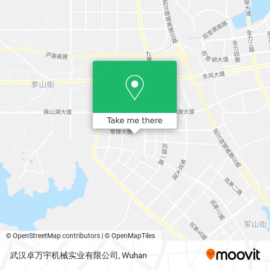 武汉卓万宇机械实业有限公司 map