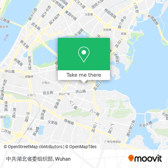 中共湖北省委组织部 map