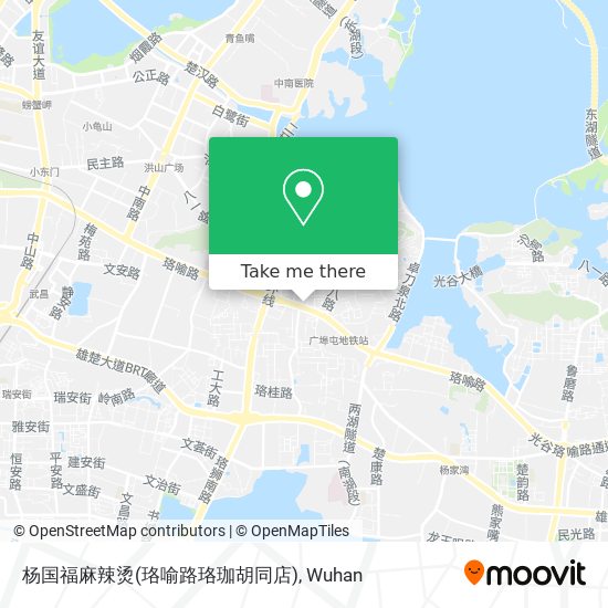 杨国福麻辣烫(珞喻路珞珈胡同店) map