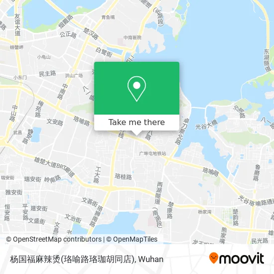 杨国福麻辣烫(珞喻路珞珈胡同店) map