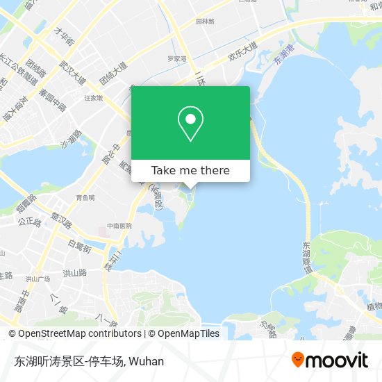 东湖听涛景区-停车场 map