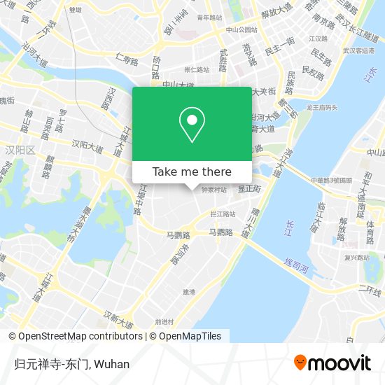 归元禅寺-东门 map