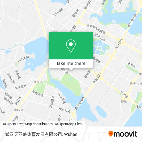 武汉天羽盛体育发展有限公司 map
