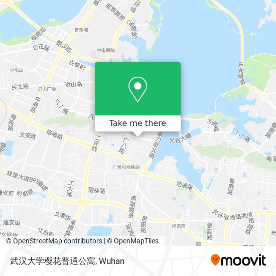 武汉大学樱花普通公寓 map