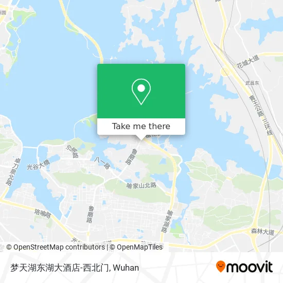 梦天湖东湖大酒店-西北门 map