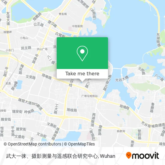 武大一徕、摄影测量与遥感联合研究中心 map