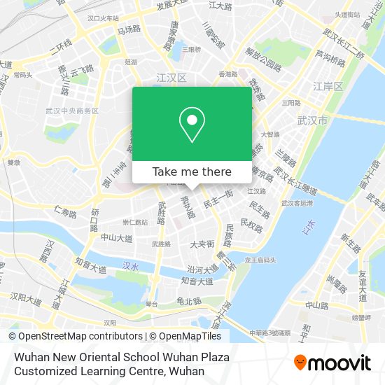 Wuhan New Oriental School Wuhan Plaza Customized Learning Centre map
