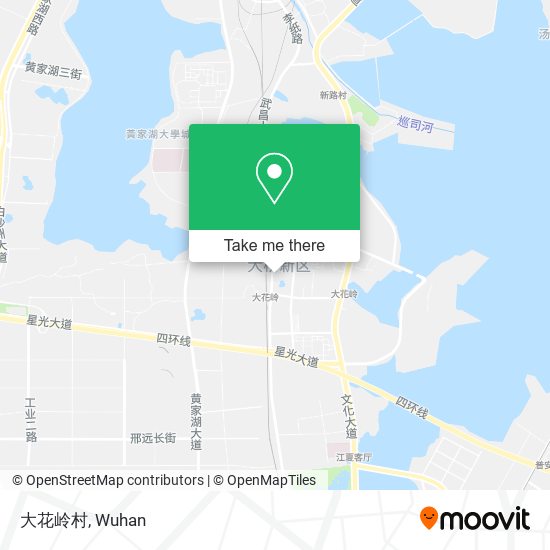 大花岭村 map