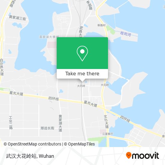 武汉大花岭站 map