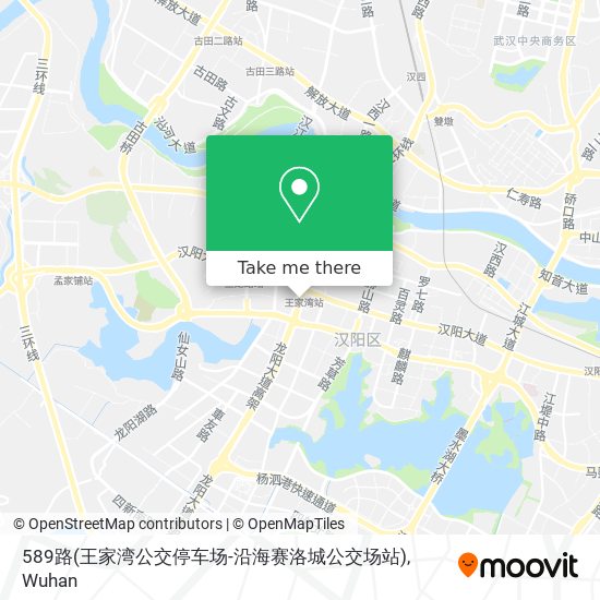 589路(王家湾公交停车场-沿海赛洛城公交场站) map