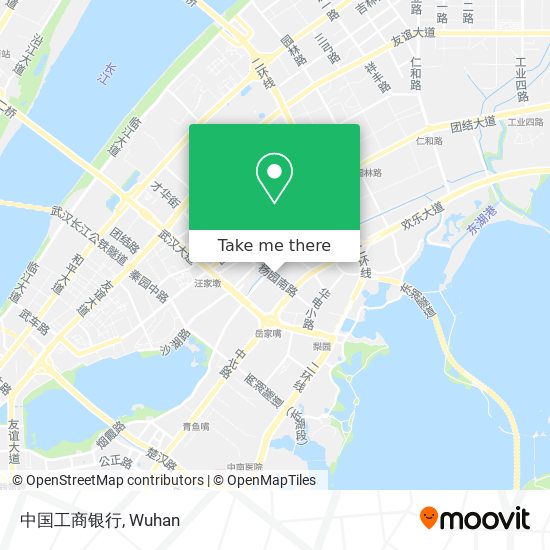 中国工商银行 map