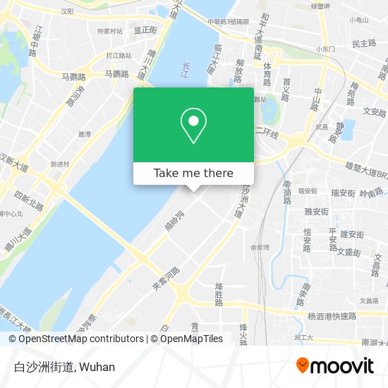 白沙洲街道 map