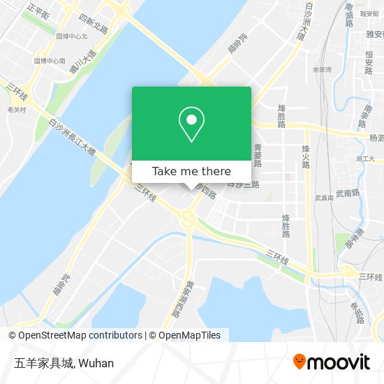 五羊家具城 map