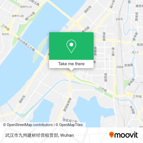 武汉市九州建材经营租赁部 map