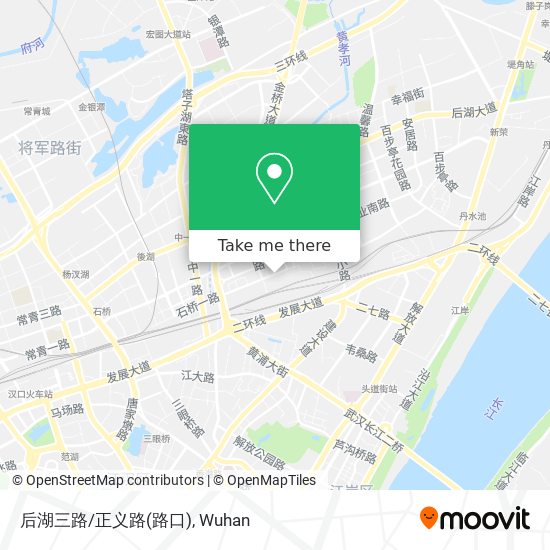 后湖三路/正义路(路口) map