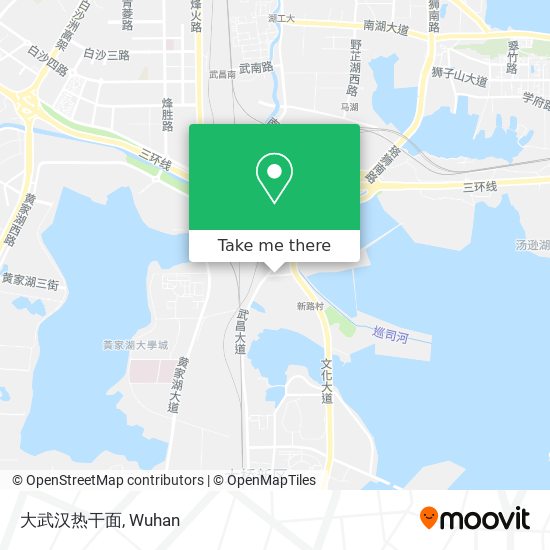 大武汉热干面 map