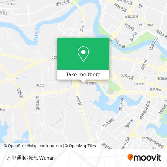万里通顺物流 map