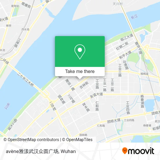 avène雅漾武汉众圆广场 map