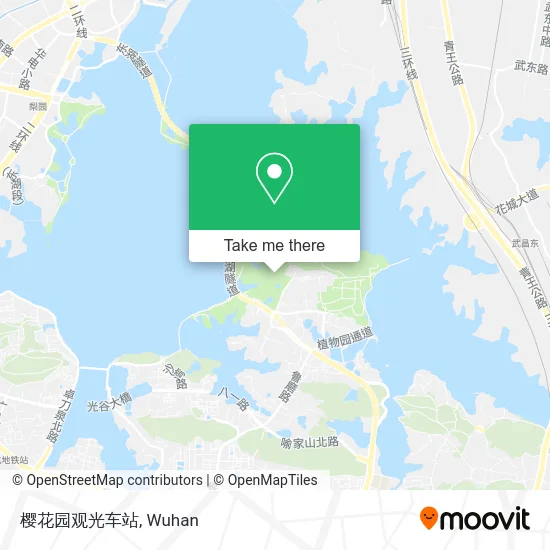 樱花园观光车站 map