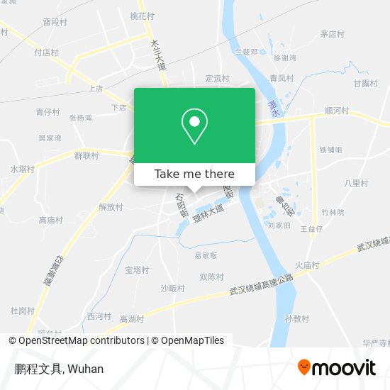 鹏程文具 map