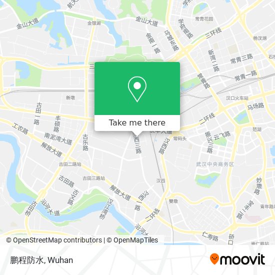 鹏程防水 map