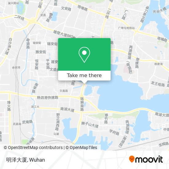 明泽大厦 map