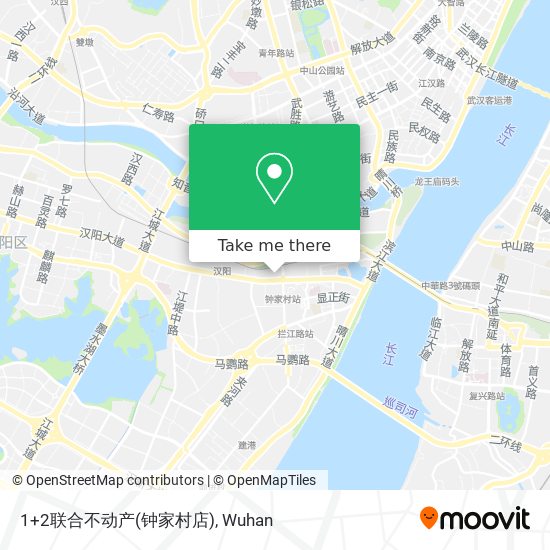 1+2联合不动产(钟家村店) map