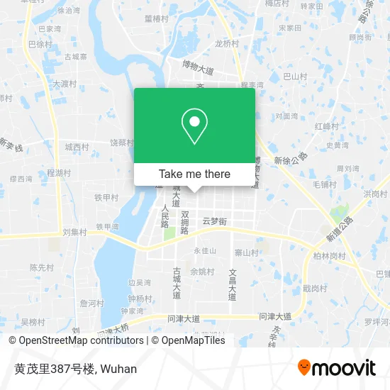 黄茂里387号楼 map