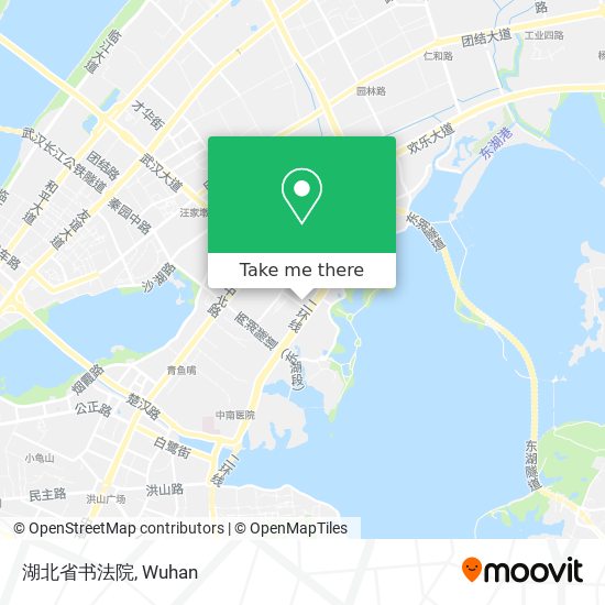湖北省书法院 map