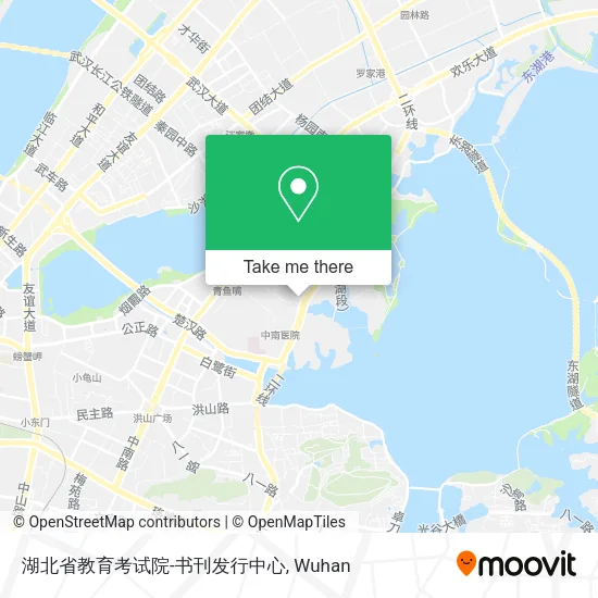 湖北省教育考试院-书刊发行中心 map