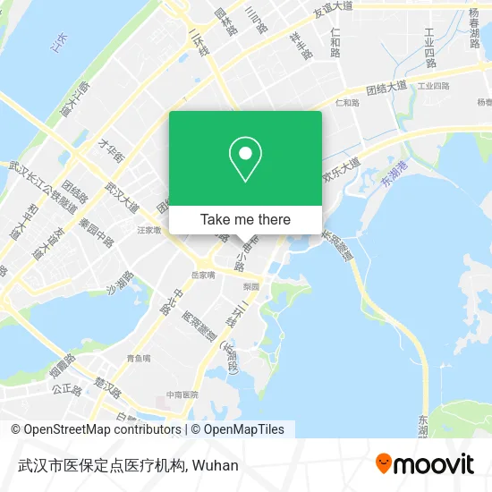 武汉市医保定点医疗机构 map