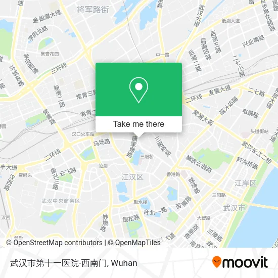 武汉市第十一医院-西南门 map