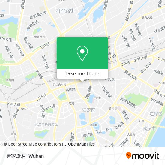 唐家墩村 map