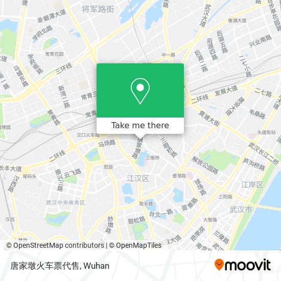 唐家墩火车票代售 map
