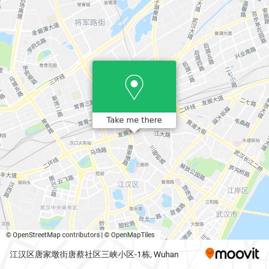 江汉区唐家墩街唐蔡社区三峡小区-1栋 map