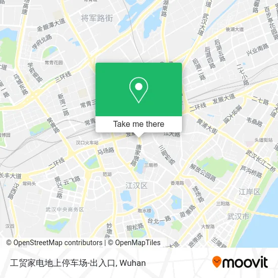 工贸家电地上停车场-出入口 map