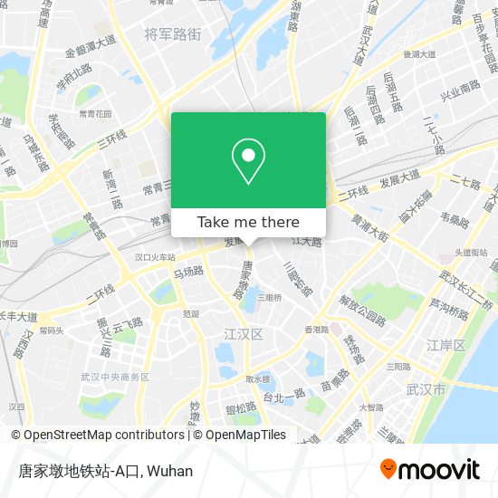 唐家墩地铁站-A口 map