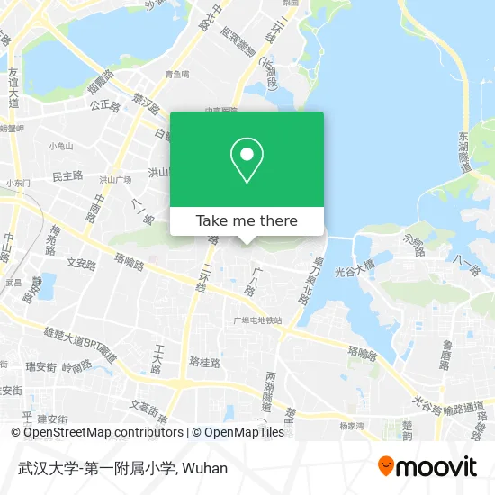 武汉大学-第一附属小学 map