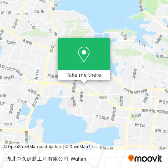 湖北中久建筑工程有限公司 map
