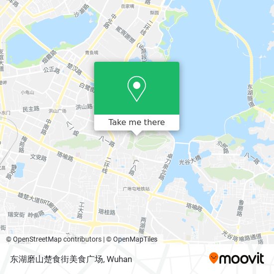 东湖磨山楚食街美食广场 map