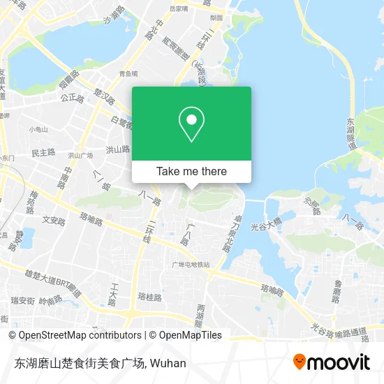东湖磨山楚食街美食广场 map