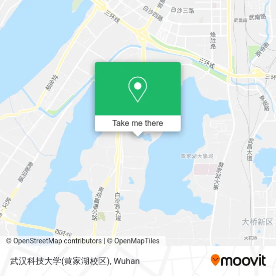 武汉科技大学(黄家湖校区) map