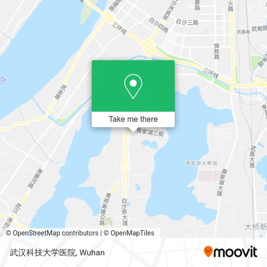 武汉科技大学医院 map