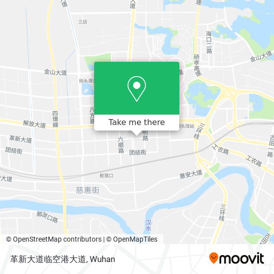 革新大道临空港大道 map